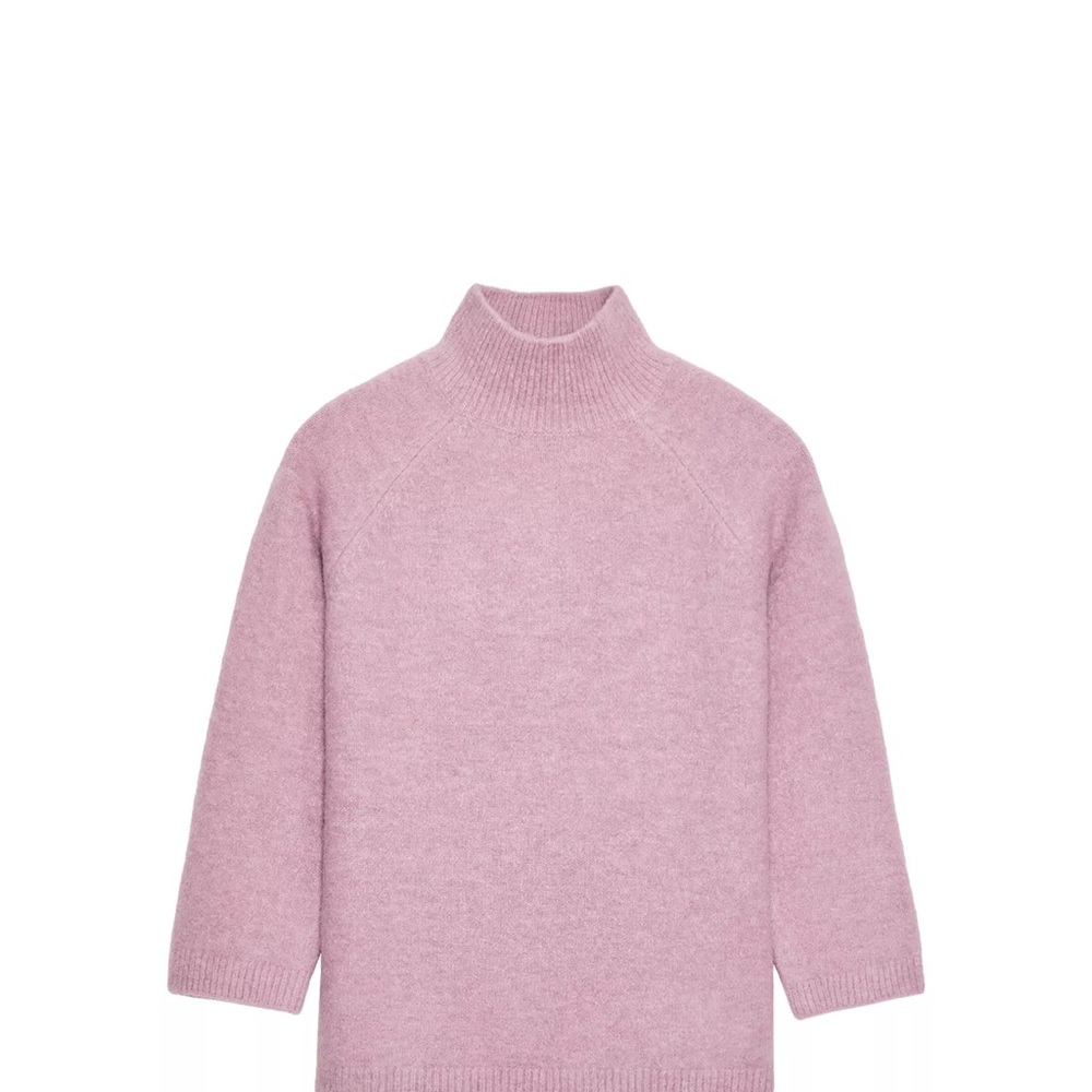 Lilac zara Turtleneck Women's Sweater NWT